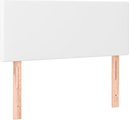 vidaXL - Hoofdbord - 80x5x78/88 - cm - kunstleer - wit
