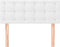 vidaXL - Hoofdbord - 80x5x78/88 - cm - kunstleer - wit