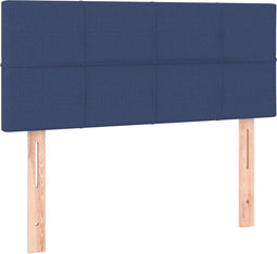 vidaXL - Hoofdbord - 80x5x78/88 - cm - stof - blauw