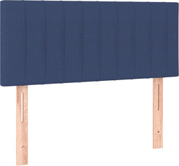 vidaXL - Hoofdbord - 80x5x78/88 - cm - stof - blauw