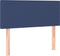 vidaXL - Hoofdbord - 80x5x78/88 - cm - stof - blauw