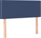 vidaXL - Hoofdbord - 80x5x78/88 - cm - stof - blauw