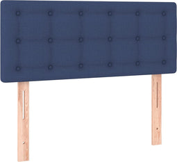 vidaXL - Hoofdbord - 80x5x78/88 - cm - stof - blauw