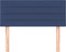 vidaXL - Hoofdbord - 80x5x78/88 - cm - stof - blauw
