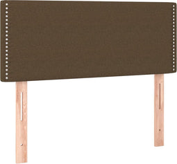 vidaXL - Hoofdbord - 80x5x78/88 - cm - stof - donkerbruin