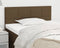 vidaXL - Hoofdbord - 80x5x78/88 - cm - stof - donkerbruin