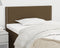 vidaXL - Hoofdbord - 80x5x78/88 - cm - stof - donkerbruin
