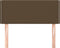 vidaXL - Hoofdbord - 80x5x78/88 - cm - stof - donkerbruin