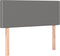 vidaXL - Hoofdbord - 80x5x78/88 - cm - stof - donkergrijs