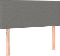 vidaXL - Hoofdbord - 80x5x78/88 - cm - stof - donkergrijs
