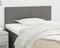 vidaXL - Hoofdbord - 80x5x78/88 - cm - stof - donkergrijs