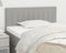 vidaXL - Hoofdbord - 80x5x78/88 - cm - stof - lichtgrijs
