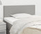 vidaXL - Hoofdbord - 80x5x78/88 - cm - stof - lichtgrijs