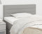 vidaXL - Hoofdbord - 80x5x78/88 - cm - stof - lichtgrijs