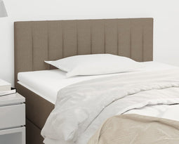 vidaXL - Hoofdbord - 80x5x78/88 - cm - stof - taupe
