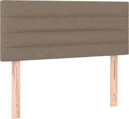 vidaXL - Hoofdbord - 80x5x78/88 - cm - stof - taupe