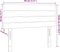 vidaXL - Hoofdbord - 80x5x78/88 - cm - stof - taupe