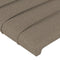 vidaXL - Hoofdbord - 80x5x78/88 - cm - stof - taupe