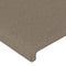 vidaXL - Hoofdbord - 80x5x78/88 - cm - stof - taupe