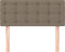 vidaXL - Hoofdbord - 80x5x78/88 - cm - stof - taupe