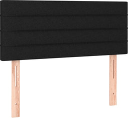 vidaXL - Hoofdbord - 80x5x78/88 - cm - stof - zwart