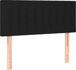 vidaXL - Hoofdbord - 80x5x78/88 - cm - stof - zwart