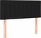 vidaXL - Hoofdbord - 80x5x78/88 - cm - stof - zwart