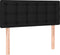 vidaXL - Hoofdbord - 80x5x78/88 - cm - stof - zwart