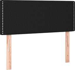 vidaXL - Hoofdbord - 80x5x78/88 - cm - stof - zwart