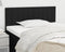vidaXL - Hoofdbord - 80x5x78/88 - cm - stof - zwart