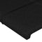 vidaXL - Hoofdbord - 80x5x78/88 - cm - stof - zwart