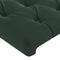 vidaXL - Hoofdbord - 80x7x78/88 - cm - fluweel - donkergroen