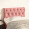 vidaXL - Hoofdbord - 80x7x78/88 - cm - fluweel - roze