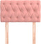 vidaXL - Hoofdbord - 80x7x78/88 - cm - fluweel - roze