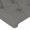 vidaXL - Hoofdbord - 80x7x78/88 - cm - stof - donkergrijs