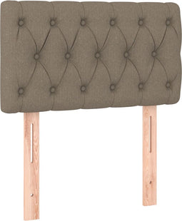 vidaXL - Hoofdbord - 80x7x78/88 - cm - stof - taupe