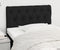 vidaXL - Hoofdbord - 80x7x78/88 - cm - stof - zwart