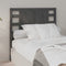 vidaXL - Hoofdbord - 81x4x100 - cm - massief - grenenhout - grijs