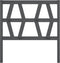 vidaXL - Hoofdbord - 81x4x100 - cm - massief - grenenhout - grijs