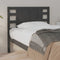 vidaXL - Hoofdbord - 81x4x100 - cm - massief - grenenhout - grijs
