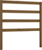 vidaXL - Hoofdbord - 81x4x100 - cm - massief - grenenhout - honingbruin