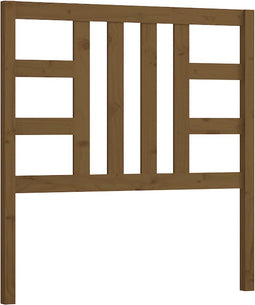 vidaXL - Hoofdbord - 81x4x100 - cm - massief - grenenhout - honingbruin