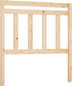 vidaXL - Hoofdbord - 81x4x100 - cm - massief - grenenhout