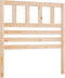 vidaXL - Hoofdbord - 81x4x100 - cm - massief - grenenhout