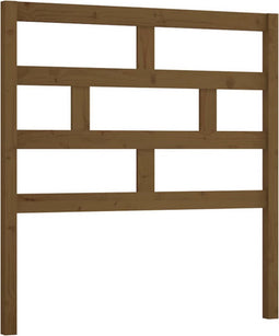 vidaXL - Hoofdbord - 81x4x100 - cm - massief - grenenhout - honingbruin