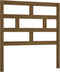 vidaXL - Hoofdbord - 81x4x100 - cm - massief - grenenhout - honingbruin