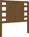 vidaXL - Hoofdbord - 81x4x100 - cm - massief - grenenhout - honingbruin
