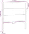 vidaXL - Hoofdbord - 81x4x100 - cm - massief - grenenhout