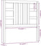 vidaXL - Hoofdbord - 81x4x100 - cm - massief - grenenhout - honingbruin