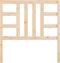 vidaXL - Hoofdbord - 81x4x100 - cm - massief - grenenhout